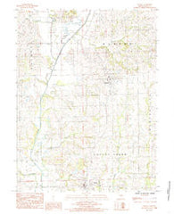 Linneus Missouri Historical topographic map, 1:24000 scale, 7.5 X 7.5 Minute, Year 1984