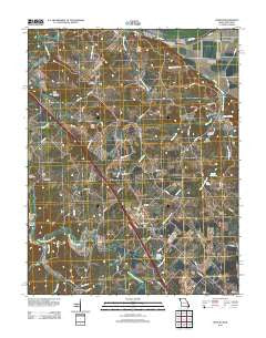 Lithium Missouri Historical topographic map, 1:24000 scale, 7.5 X 7.5 Minute, Year 2012