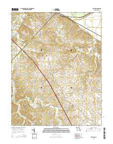 Lithium Missouri Current topographic map, 1:24000 scale, 7.5 X 7.5 Minute, Year 2015