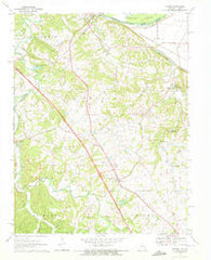 Lithium Missouri Historical topographic map, 1:24000 scale, 7.5 X 7.5 Minute, Year 1970