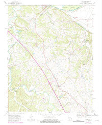 Lithium Missouri Historical topographic map, 1:24000 scale, 7.5 X 7.5 Minute, Year 1970