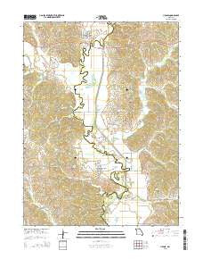 Livonia Missouri Current topographic map, 1:24000 scale, 7.5 X 7.5 Minute, Year 2015