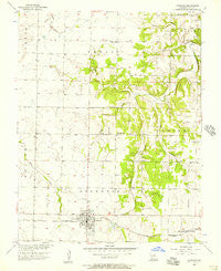 Lockwood Missouri Historical topographic map, 1:24000 scale, 7.5 X 7.5 Minute, Year 1956