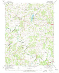 Lohman Missouri Historical topographic map, 1:24000 scale, 7.5 X 7.5 Minute, Year 1968