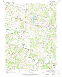 Lohman Missouri Historical topographic map, 1:24000 scale, 7.5 X 7.5 Minute, Year 1968