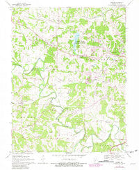 Lohman Missouri Historical topographic map, 1:24000 scale, 7.5 X 7.5 Minute, Year 1968