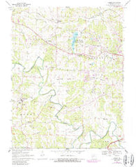 Lohman Missouri Historical topographic map, 1:24000 scale, 7.5 X 7.5 Minute, Year 1968