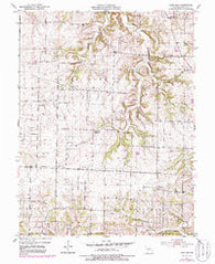 Lone Elm Missouri Historical topographic map, 1:24000 scale, 7.5 X 7.5 Minute, Year 1952