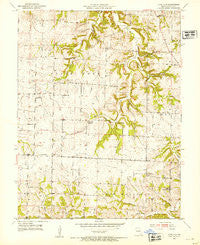 Lone Elm Missouri Historical topographic map, 1:24000 scale, 7.5 X 7.5 Minute, Year 1952