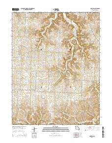 Lone Elm Missouri Current topographic map, 1:24000 scale, 7.5 X 7.5 Minute, Year 2015