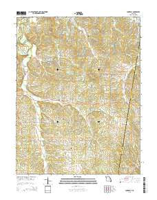 Lonedell Missouri Current topographic map, 1:24000 scale, 7.5 X 7.5 Minute, Year 2015