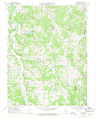 Lonedell Missouri Historical topographic map, 1:24000 scale, 7.5 X 7.5 Minute, Year 1969