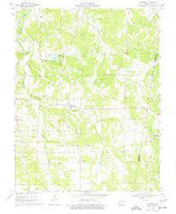 Lonedell Missouri Historical topographic map, 1:24000 scale, 7.5 X 7.5 Minute, Year 1969