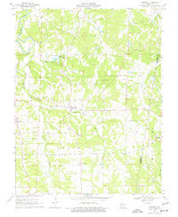 Lonedell Missouri Historical topographic map, 1:24000 scale, 7.5 X 7.5 Minute, Year 1969