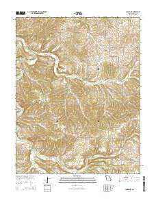 Long Lane Missouri Current topographic map, 1:24000 scale, 7.5 X 7.5 Minute, Year 2015
