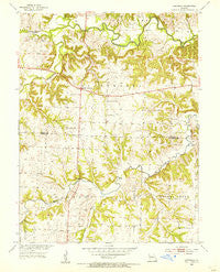 Longwood Missouri Historical topographic map, 1:24000 scale, 7.5 X 7.5 Minute, Year 1953