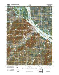 Louisiana Missouri Historical topographic map, 1:24000 scale, 7.5 X 7.5 Minute, Year 2012