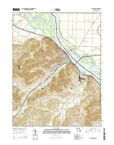 Louisiana Missouri Current topographic map, 1:24000 scale, 7.5 X 7.5 Minute, Year 2015