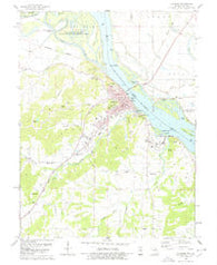 Louisiana Missouri Historical topographic map, 1:24000 scale, 7.5 X 7.5 Minute, Year 1978