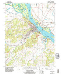 Louisiana Missouri Historical topographic map, 1:24000 scale, 7.5 X 7.5 Minute, Year 1991