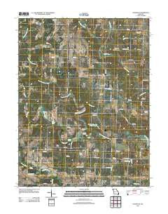 Louisville Missouri Historical topographic map, 1:24000 scale, 7.5 X 7.5 Minute, Year 2012