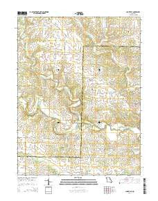 Louisville Missouri Current topographic map, 1:24000 scale, 7.5 X 7.5 Minute, Year 2014