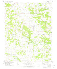 Louisville Missouri Historical topographic map, 1:24000 scale, 7.5 X 7.5 Minute, Year 1975