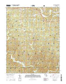 Low Wassie Missouri Current topographic map, 1:24000 scale, 7.5 X 7.5 Minute, Year 2015