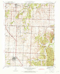 Lowry City Missouri Historical topographic map, 1:24000 scale, 7.5 X 7.5 Minute, Year 1941
