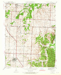 Lowry City Missouri Historical topographic map, 1:24000 scale, 7.5 X 7.5 Minute, Year 1941