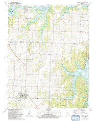 Lowry City Missouri Historical topographic map, 1:24000 scale, 7.5 X 7.5 Minute, Year 1991