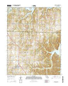 Lowry City Missouri Current topographic map, 1:24000 scale, 7.5 X 7.5 Minute, Year 2014
