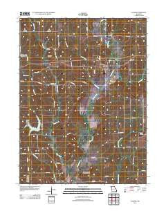 Lucerne Missouri Historical topographic map, 1:24000 scale, 7.5 X 7.5 Minute, Year 2012