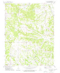 Luckett Ridge Missouri Historical topographic map, 1:24000 scale, 7.5 X 7.5 Minute, Year 1975