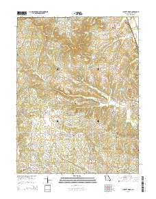 Luckett Ridge Missouri Current topographic map, 1:24000 scale, 7.5 X 7.5 Minute, Year 2014