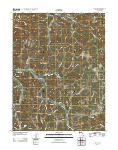 Luystown Missouri Historical topographic map, 1:24000 scale, 7.5 X 7.5 Minute, Year 2012