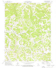 Luystown Missouri Historical topographic map, 1:24000 scale, 7.5 X 7.5 Minute, Year 1975
