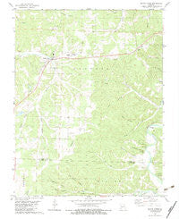 Macks Creek Missouri Historical topographic map, 1:24000 scale, 7.5 X 7.5 Minute, Year 1982