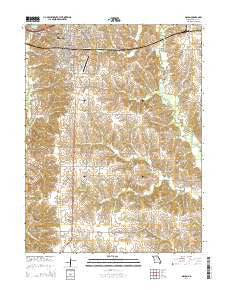 Macon Missouri Current topographic map, 1:24000 scale, 7.5 X 7.5 Minute, Year 2014