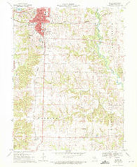 Macon Missouri Historical topographic map, 1:24000 scale, 7.5 X 7.5 Minute, Year 1971