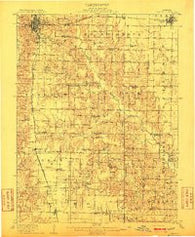 Macon Missouri Historical topographic map, 1:62500 scale, 15 X 15 Minute, Year 1910