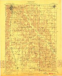 Macon Missouri Historical topographic map, 1:62500 scale, 15 X 15 Minute, Year 1910
