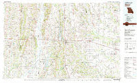 Macon Missouri Historical topographic map, 1:100000 scale, 30 X 60 Minute, Year 1981