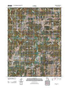 Madison Missouri Historical topographic map, 1:24000 scale, 7.5 X 7.5 Minute, Year 2012