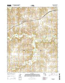 Madison Missouri Current topographic map, 1:24000 scale, 7.5 X 7.5 Minute, Year 2014