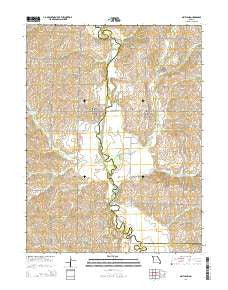 Maitland Missouri Current topographic map, 1:24000 scale, 7.5 X 7.5 Minute, Year 2014