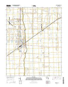Malden Missouri Current topographic map, 1:24000 scale, 7.5 X 7.5 Minute, Year 2015
