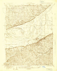 Manchester NE Missouri Historical topographic map, 1:24000 scale, 7.5 X 7.5 Minute, Year 1932