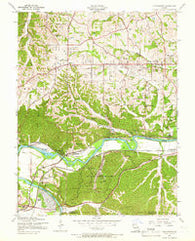 Manchester Missouri Historical topographic map, 1:24000 scale, 7.5 X 7.5 Minute, Year 1954