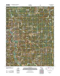 Manes Missouri Historical topographic map, 1:24000 scale, 7.5 X 7.5 Minute, Year 2012